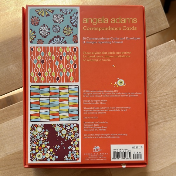 NWT Chronicle Books Correspondence Cards+ Envelopes Boxed Set of 20 (4 designs) - Picture 3 of 5